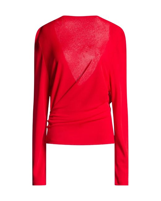 Jacquemus Red Solid Colour Tops
