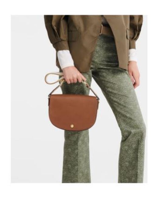 Longchamp Brown Épure M Shoulder Bag