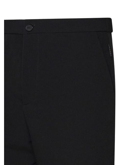 Hevò Black Torrechianca Zip-Closure Pants for men