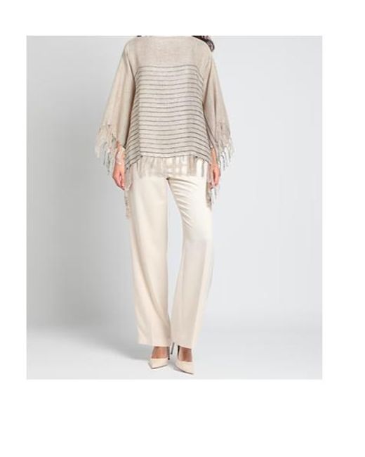 Brunello Cucinelli Natural Tassel Shawl