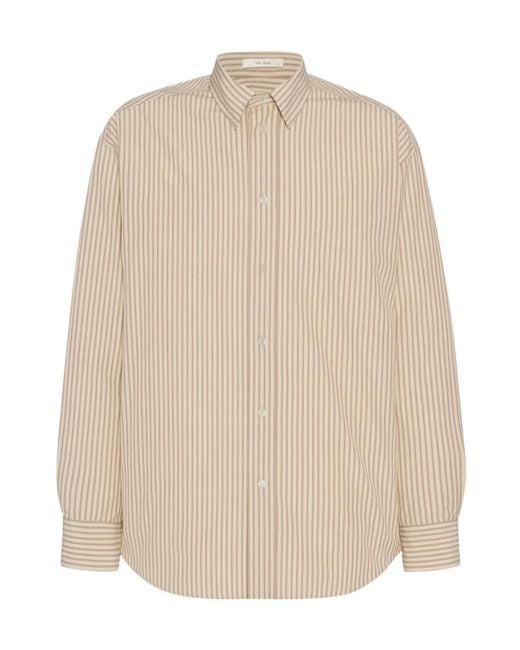 The Row Natural Granada Striped Shirt for men