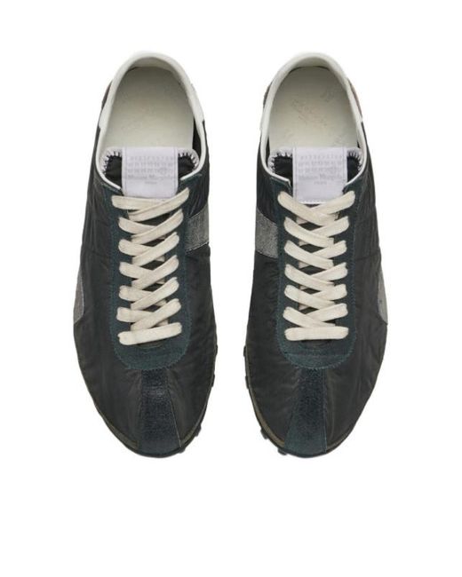 Maison Margiela Gray Sprinters Lace-Up Sneakers for men