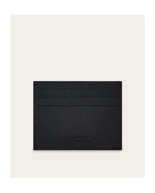 Ferragamo Black Logo Clip for men