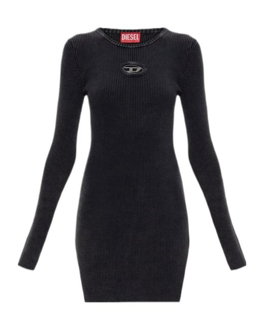 DIESEL Black M-Anchorage-Ls Mini Dress