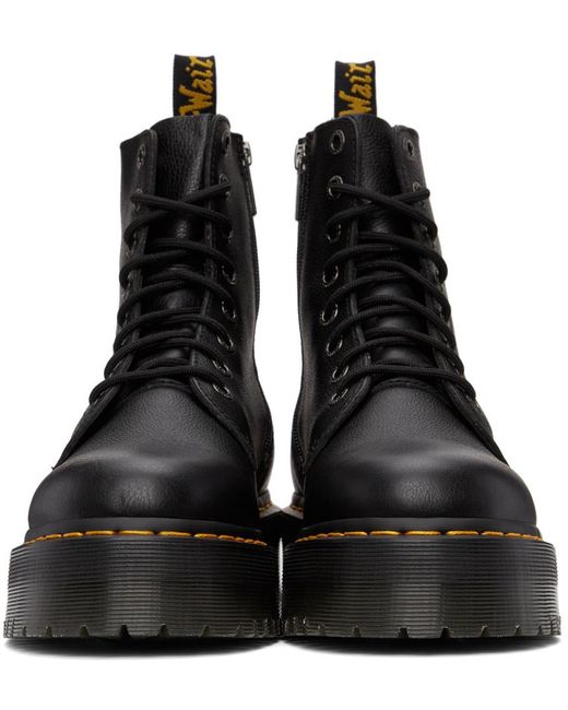 Dr. Martens Black Jadon Pisa Platform Sole Boots for men