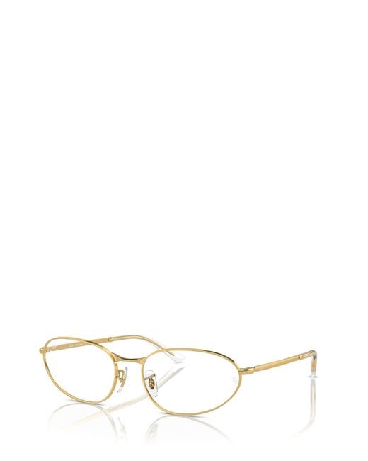 Ray-Ban White Oval-Frame Glasses for men