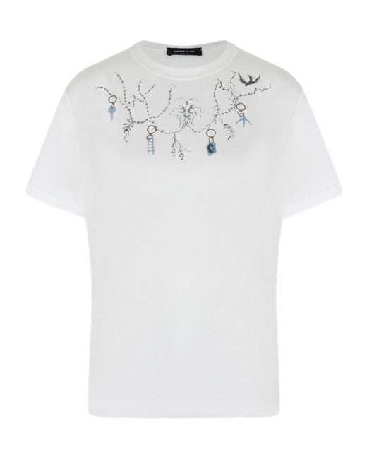 Fabiana Filippi White Short-Sleeved T-Shirt