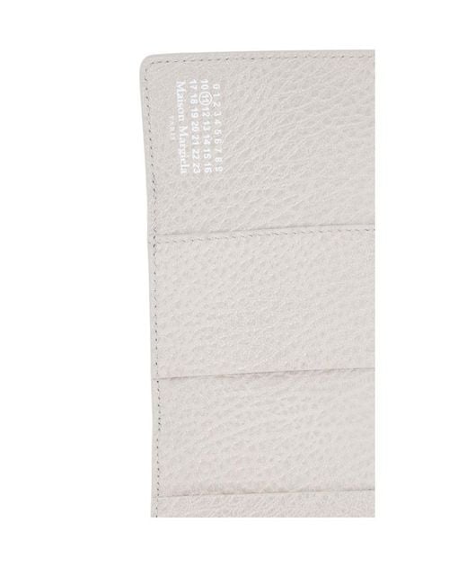 Maison Margiela White Four Stitch Tri-Fold Wallet
