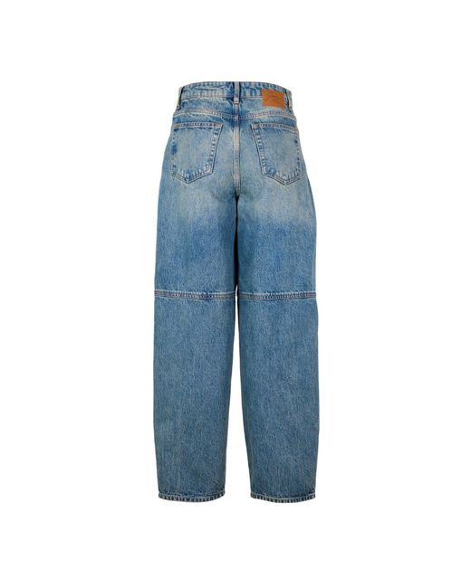 Ganni Blue Straight Leg Jeans