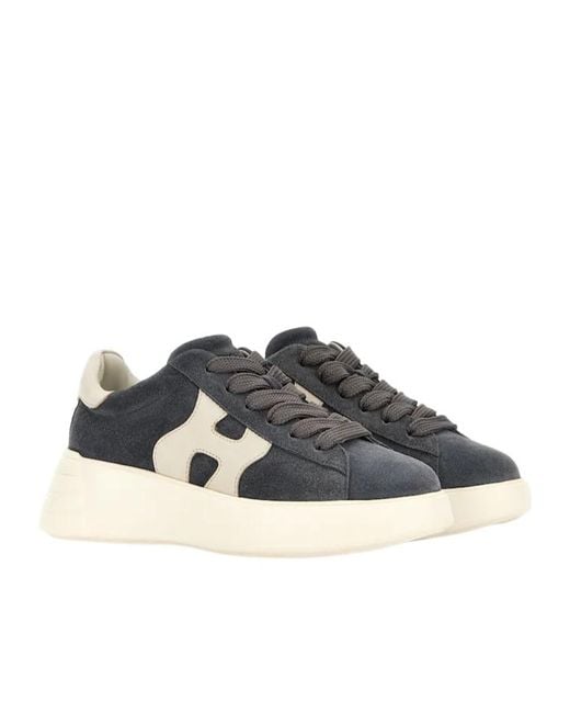 Hogan Blue Rebel Low-Top Sneakers