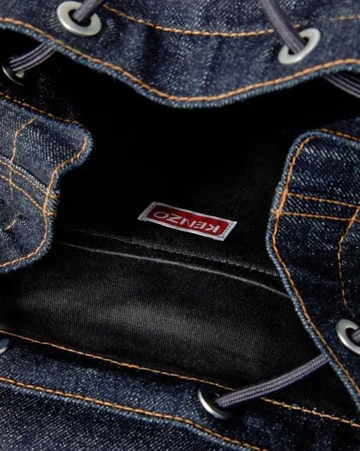 KENZO Black Five Pockets' Backpack for men