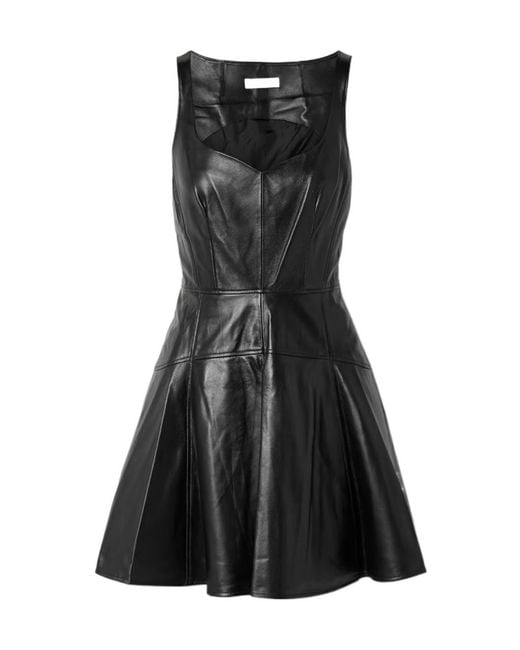 Ulla Johnson Black Patchwork Mini Dress
