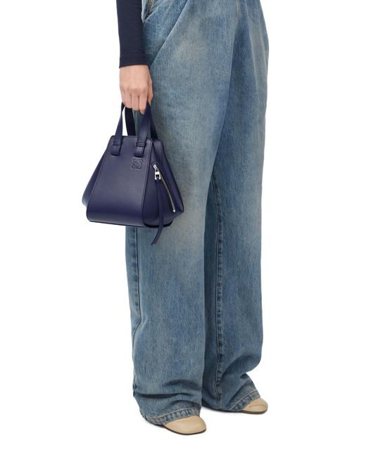 Loewe Blue Compact Hammock Bag