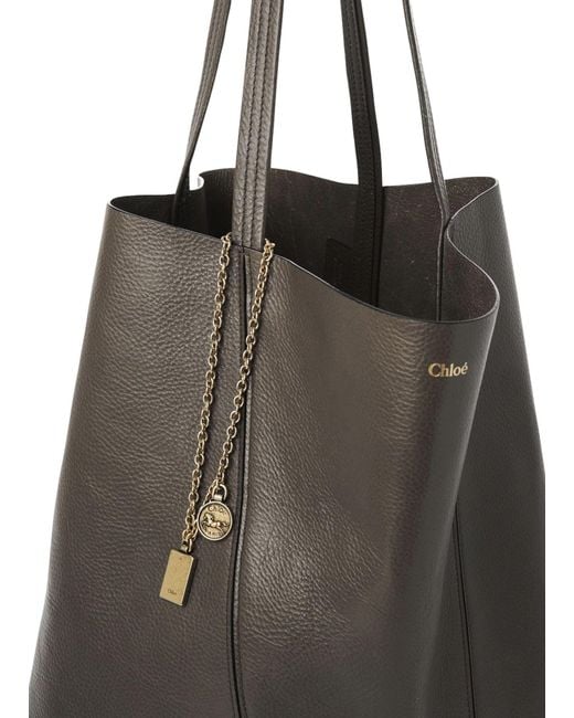 Chloé Brown Spin Shoulder Bag