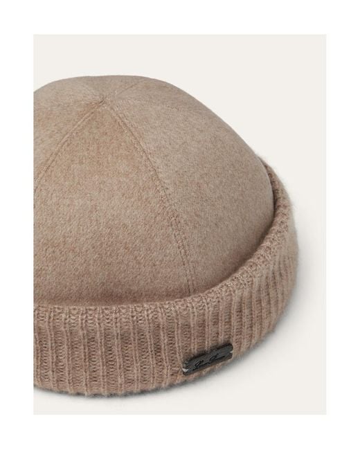 Loro Piana Gray Beanie for men