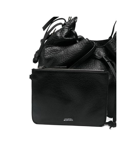 Isabel Marant Black Bolton Hobo Bag