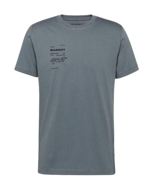 Mammut Gray Core T-Shirt Vert for men
