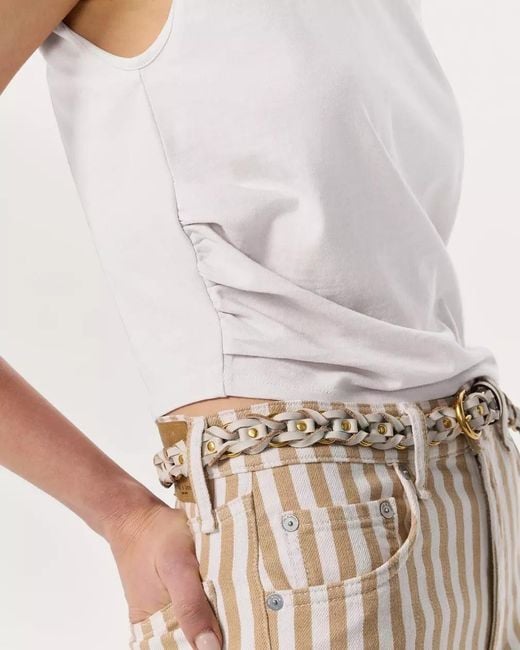 Rag & Bone White Sleeveless Tops