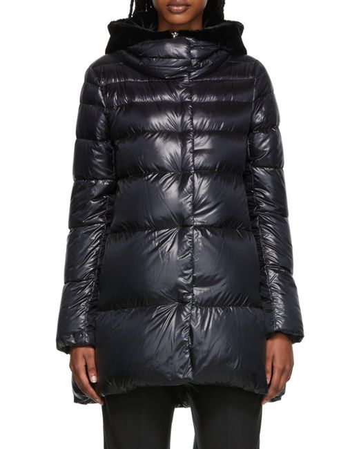 Herno Black Ultralight Puffer Coat