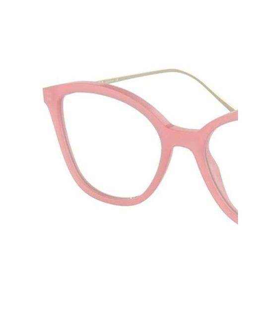 Prada Pink Logo Flat Mirror