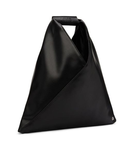 MM6 by Maison Margiela Black Japanese Mini Top Handle Bag