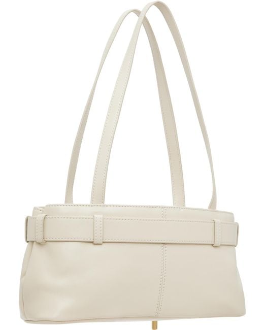 OSOI White Shoulder Brocle Mini Bag