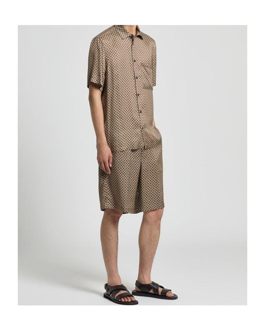 Peserico Natural Jogger Bermuda Shorts for men
