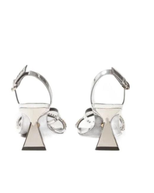 Stella McCartney Elsa Metallic Heeled Sandals
