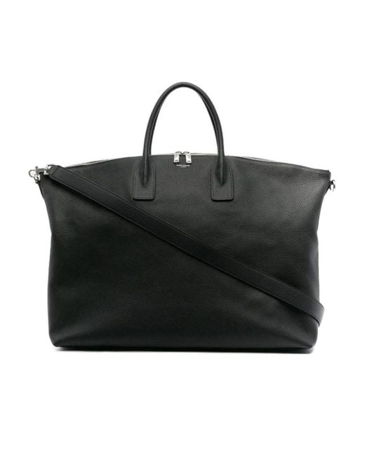 Saint Laurent Black Large Bowling Tote Bag for men