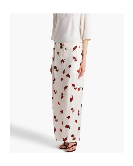 Khaite Pink Lucian Skirt