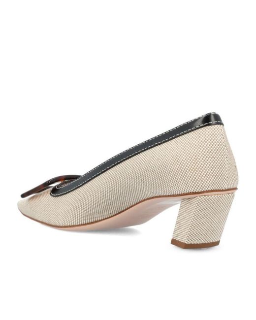 Roger Vivier Natural Heeled Pumps