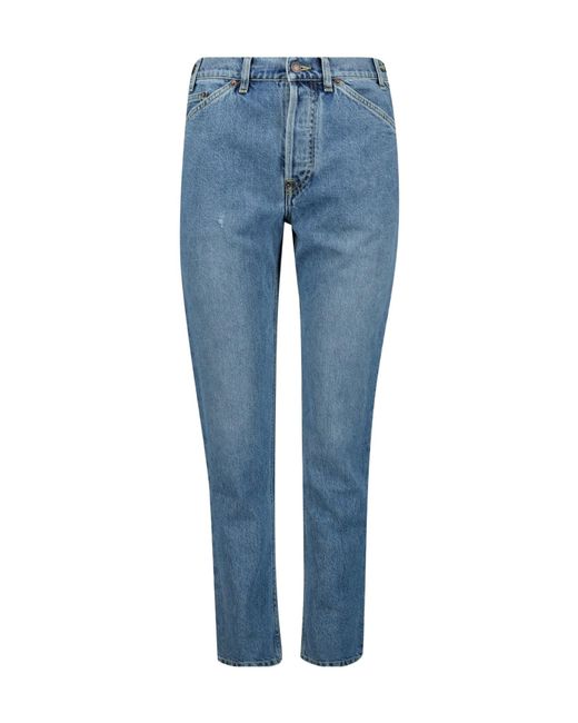 Moschino Blue Belt Loop Denim Trousers