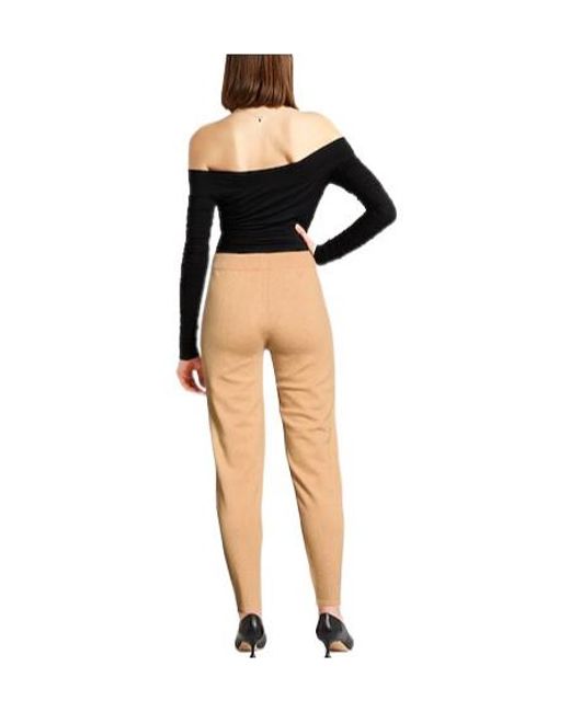 Max Mara Natural Casual Knit Trousers