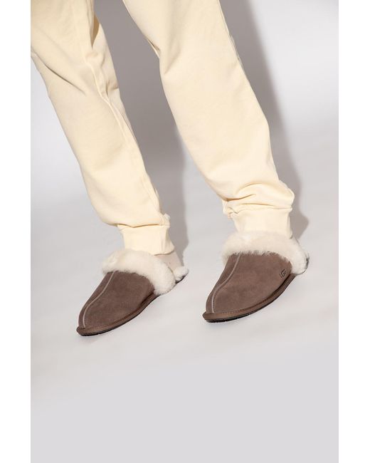 Ugg Brown Scuffette Ii Slip-On Slippers