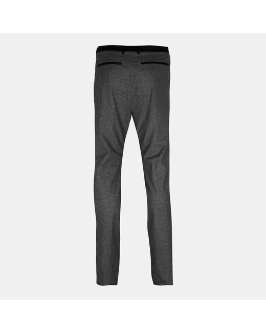 Off-White c/o Virgil Abloh Gray Slim-Fit Casual Trousers for men