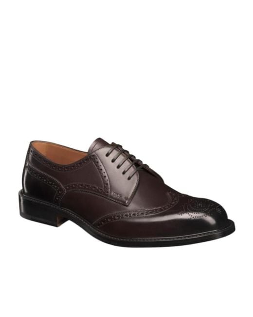 Dior Brown Embassy Derby Brogue for men