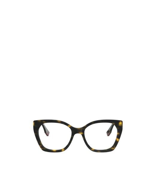 Fendi White Eyewear Square Frame Glasses for men