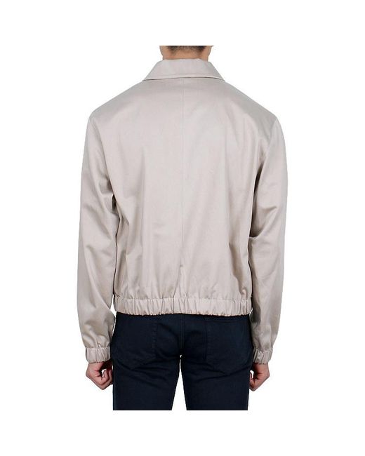 AMI Gray Heart-Shaped Logo Jacket for men