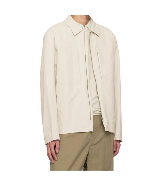 Arc'teryx White Mionn Softshell Overshirt for men