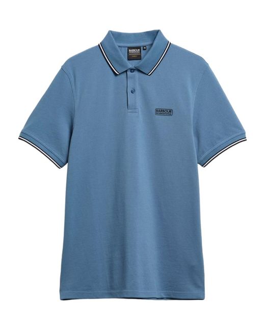 Barbour Blue Evan Polo Shirt for men
