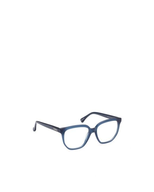 Max Mara White Square Frame Glasses