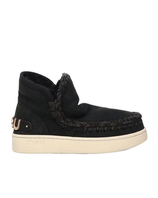 Mou Black Eskimo Ankle Boots