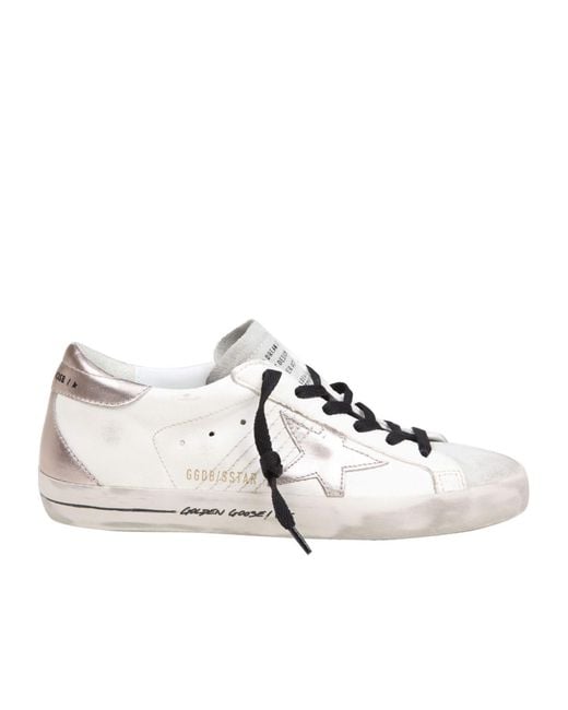 Golden Goose Deluxe Brand White Super-Star Sneakers