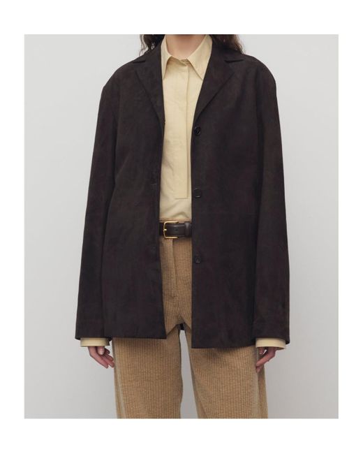 The Row Black Fabian Jacket