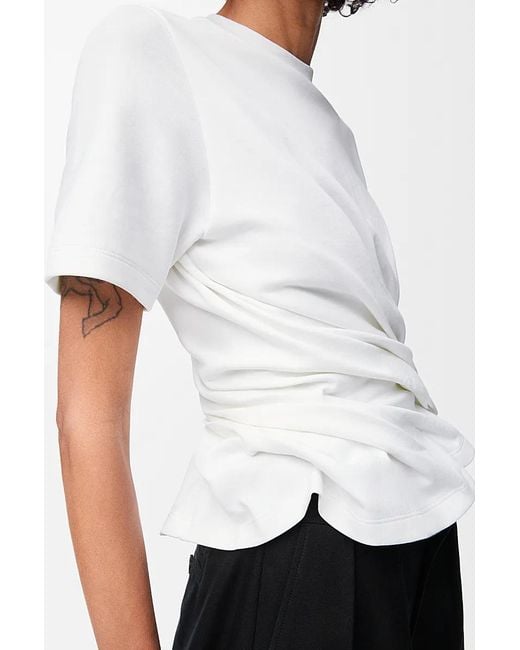 Loewe White Twisted Top