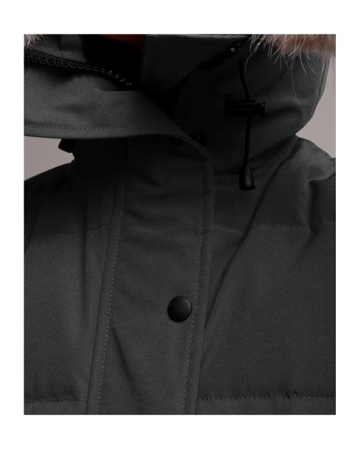 Canada Goose Gray Shelburne Hooded Down Jacket