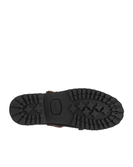 Sebago Black Aurora Lug Flat Shoes