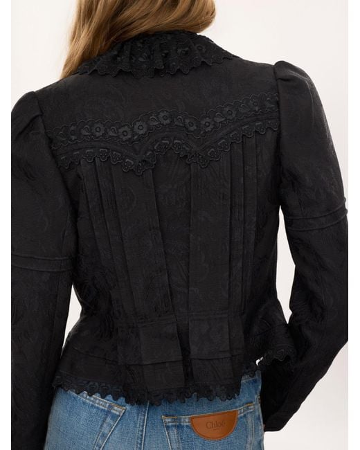Chloé Blue Fitted Jacket