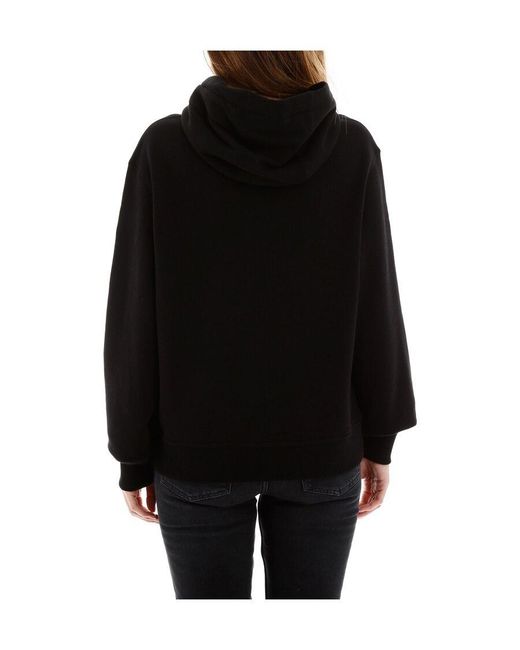 Burberry Black Flag Appliqué Hoodie