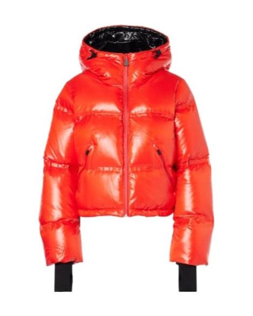Aztech Mountain Red Minnie Nuke Suit Down Ski Jacket
